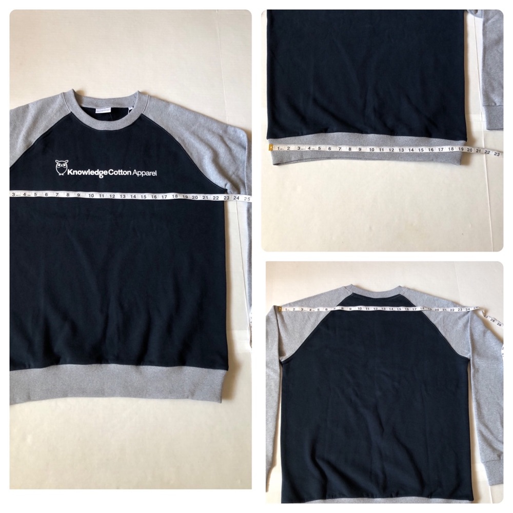 KNOWLEDGE COTTON APPAREL ORGANIC MATERIALS SWEATSHIRT/NWT - Picture 13 of 15
